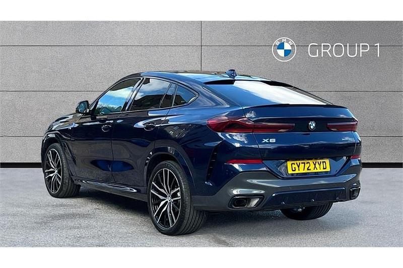 Used BMW X6 M Sport 286 HP (210 kW) 2022 Tanzanite blue SUV
