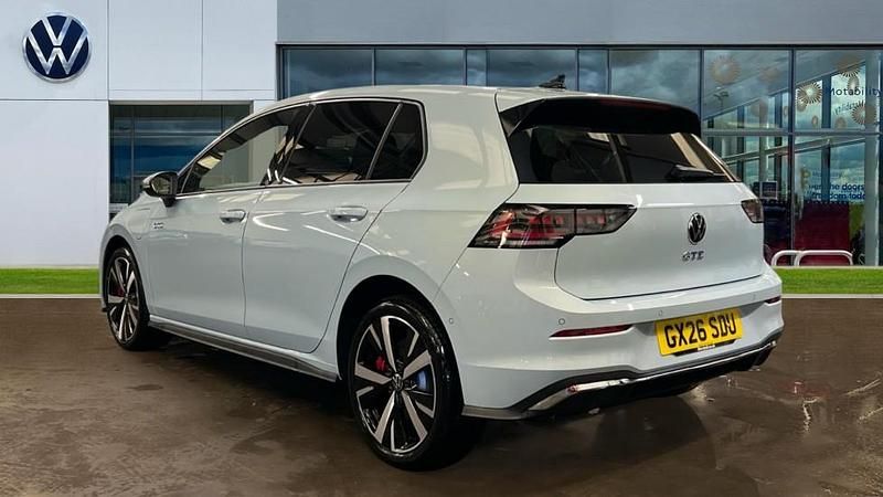 New VW Golf VIII GTE 272 HP (200 kW) 2026 Crystal ice blue metallic Hatchback