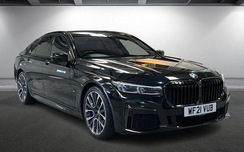 Sapphire black Used 2021 BMW 730 M Sport Sedan | £30,550 (Fair price) - Image 1/4