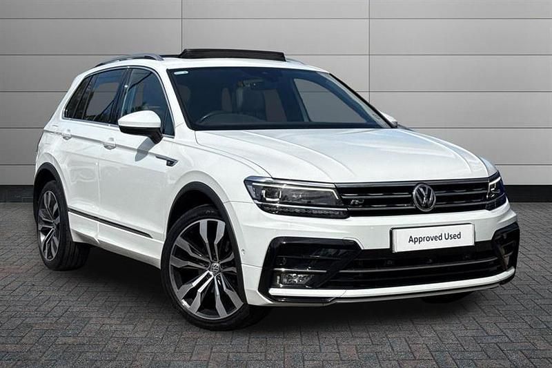 Used VW Tiguan R-line 150 HP (110 kW) 2019 White SUV