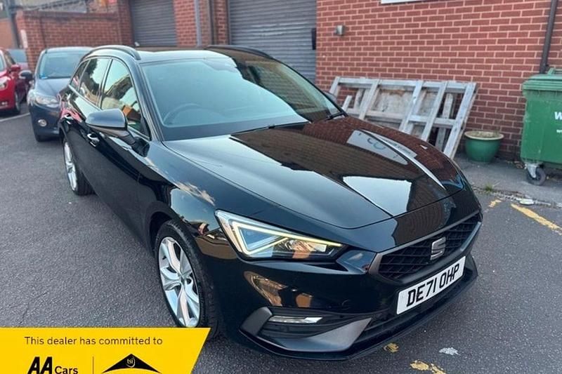 Black Used 2022 Seat Leon FR Estate | £9,950 (Fair price) - Image 1/1