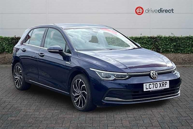 Used VW Golf VII Style 2020 Blue Hatchback