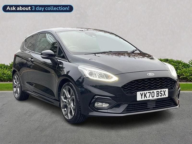 Black Used 2021 Ford Fiesta ST-Line Hatchback | £11,275 (Good price) - Image 1/4