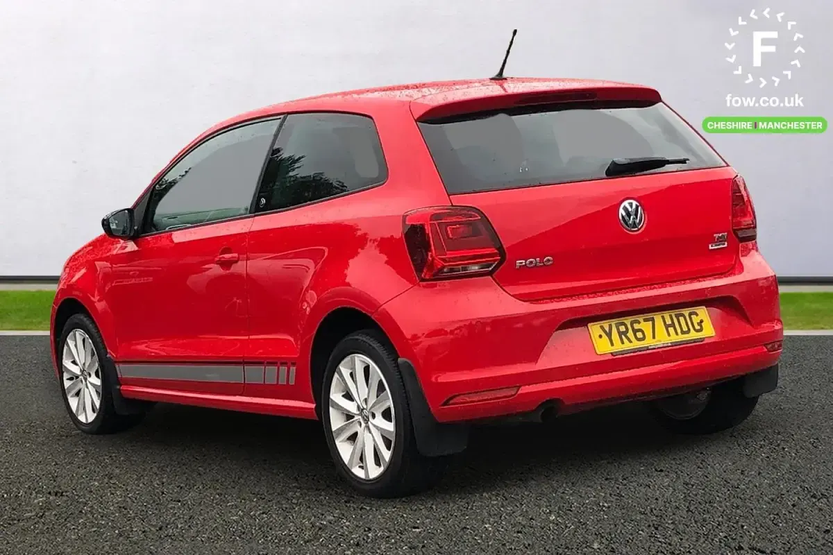 Used VW Polo Beats 90 HP (66 kW) 2017 Red Hatchback