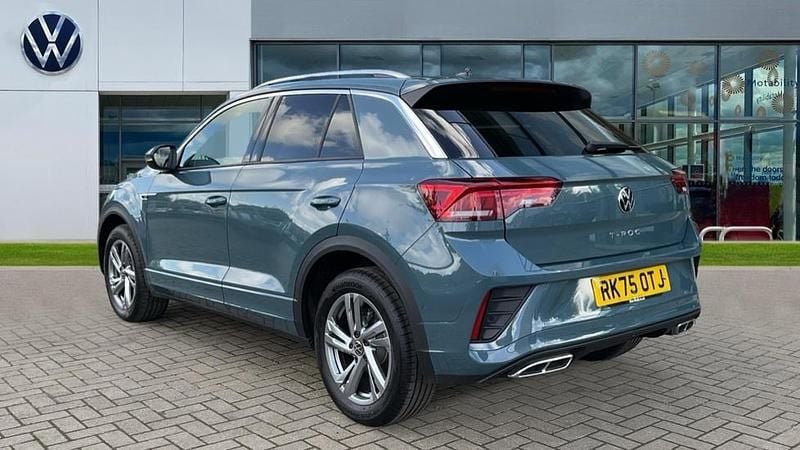 Used VW T-Roc R-line 150 HP (110 kW) 2025 Petrol blue metallic SUV