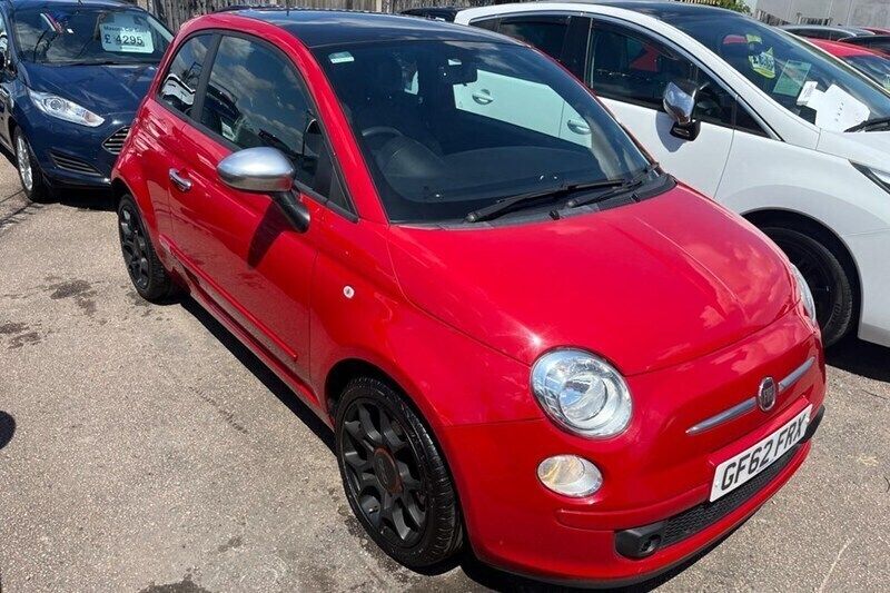 Red Used 2012 Fiat 500 Street Hatchback | £3,195 (Good price) - Image 1/4