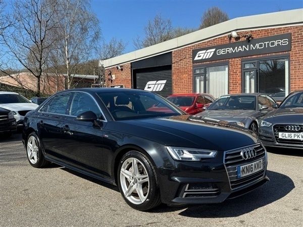Black Used 2016 Audi A4 S-Line Sedan | £8,990 (Fair price) - Image 1/1