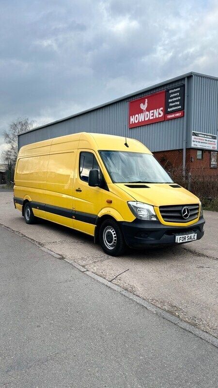 Yellow Used 2018 Mercedes Sprinter Van | £10,995 (Fair price) - Image 1/4