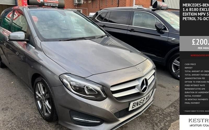 Grey Used 2018 Mercedes B180 Exclusive MPV | £9,995 (Good price) - Image 1/4