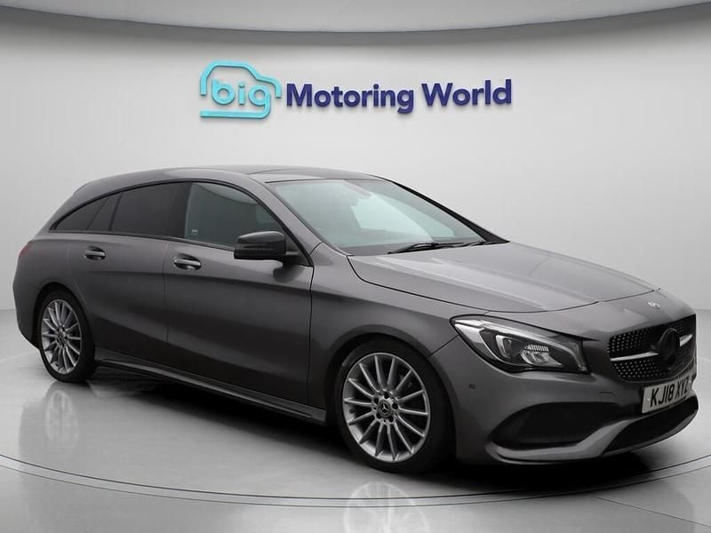 Grey Used 2018 Mercedes CLA180 Shooting Brake AMG line Estate | £13,000 (Fair price) - Image 1/4