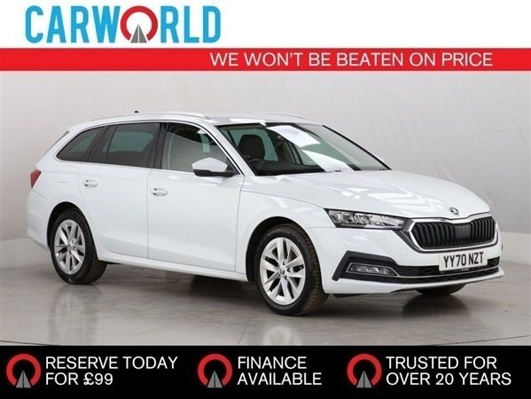 White Used 2021 Skoda Octavia SE L Estate | £15,240 (A bit pricey) - Image 1/1