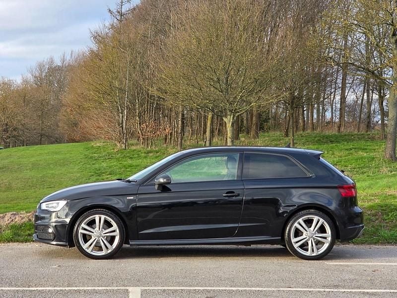 Used Audi A3 S-Line 2014 Black Hatchback