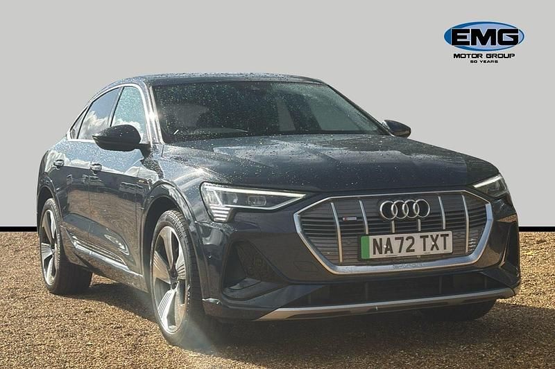 Blue Used 2022 Audi e-tron Sportback S-Line SUV | £23,095 (Fair price) - Image 1/3