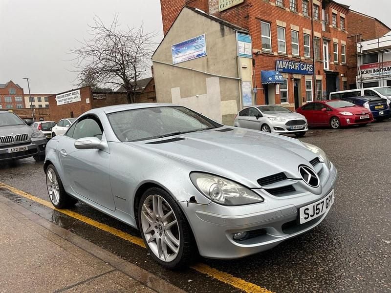 Silver Used 2007 Mercedes SLK200 Cabriolet | £3,795 (Fair price) - Image 1/3