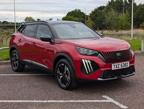 Red Used 2024 Peugeot e-2008 GTi SUV | £18,500 (Expensive) - Image 1/4