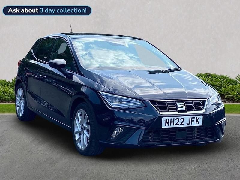 Blue Used 2022 Seat Ibiza FR Hatchback | £14,099 (Good price) - Image 1/4