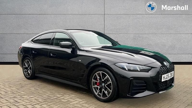 Black sapphire Used 2025 BMW 420 M Sport Hatchback | £38,490 (Good price) - Image 1/4