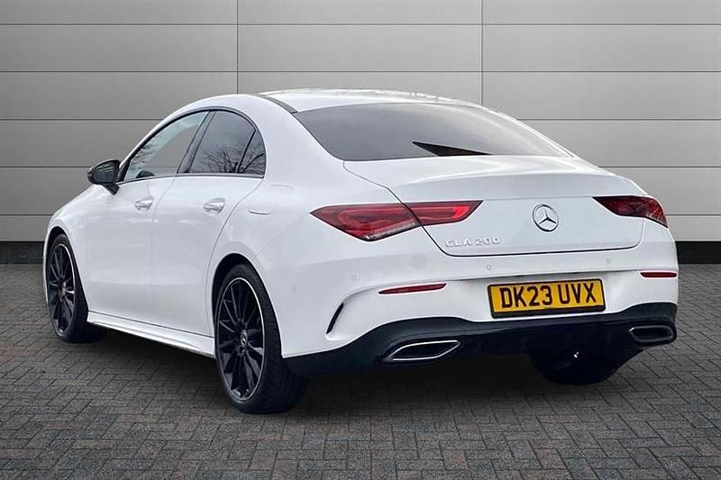 Used Mercedes CLA200 AMG Line Premium Plus 163 HP (119 kW) 2023 Polar white Sedan