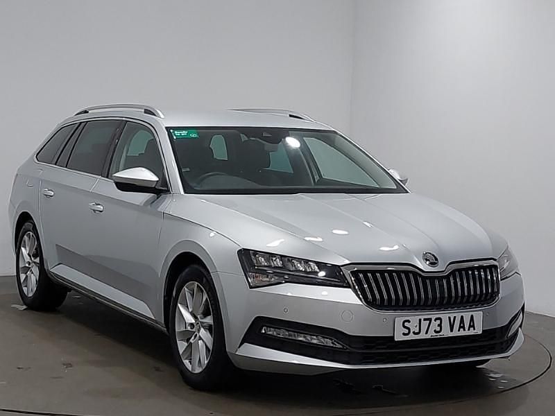 Silver Used 2023 Skoda Superb SE Technology Estate | £25,498 (Fair price) - Image 1/4