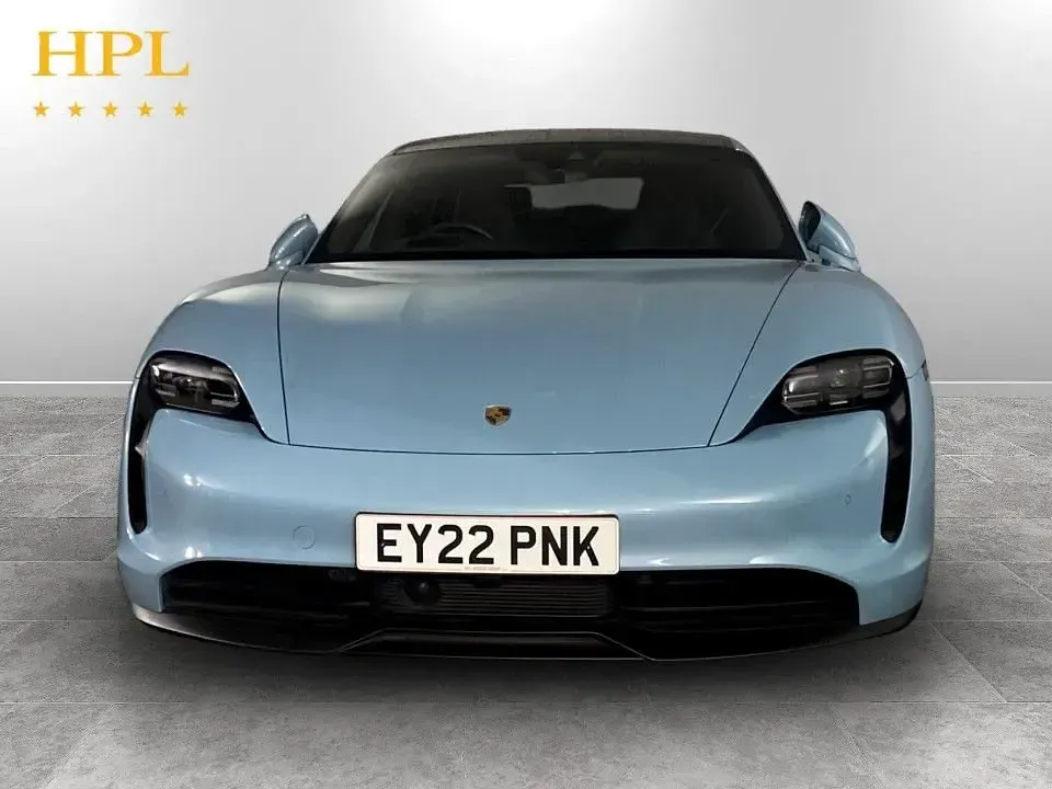 Used Porsche Taycan Performance Package 11 kW (15 HP) 2022 Blue Sedan
