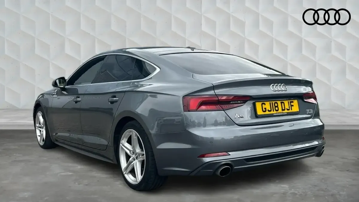 Used Audi A5 Sportback S-Line 2018 Monsoon grey Hatchback