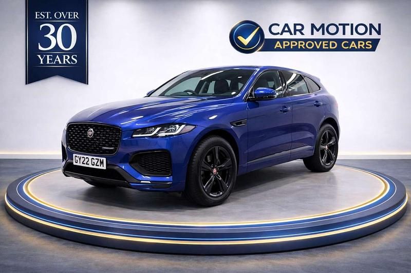 Used Jaguar F-Pace R-Dynamic 404 HP (297 kW) 2022 Blue SUV