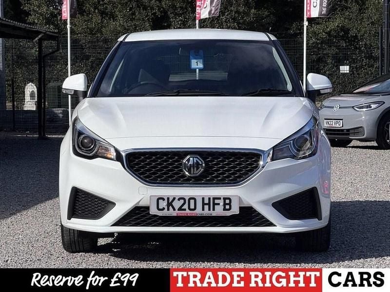 Used MG MG3 Excite 106 HP (77 kW) 2020 White Hatchback