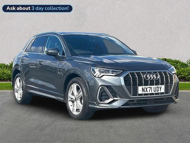 Grey Used 2021 Audi Q3 S-Line SUV | £26,165 (Good price) - Image 1/4