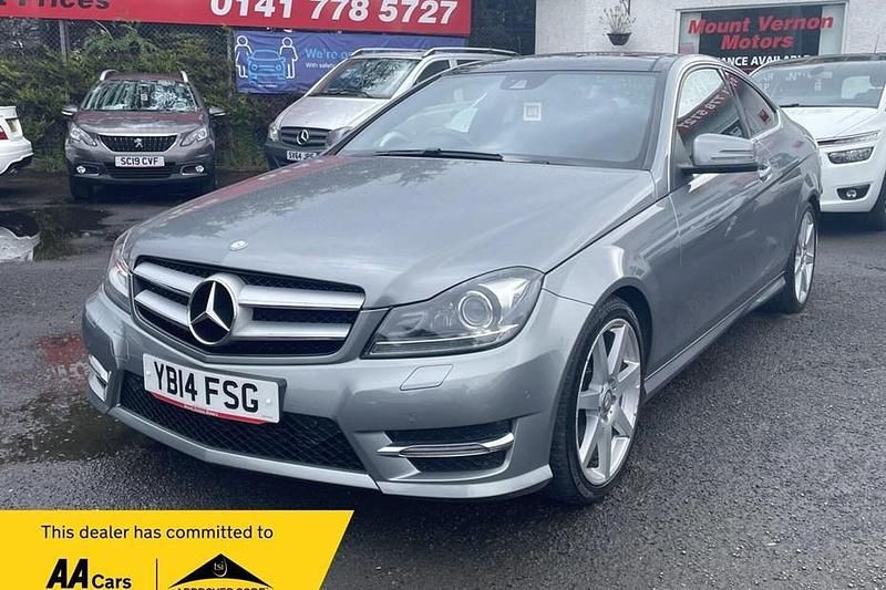 Silver Used 2014 Mercedes C220 Sport Edition Coupe | £8,495 (Super price) - Image 1/1