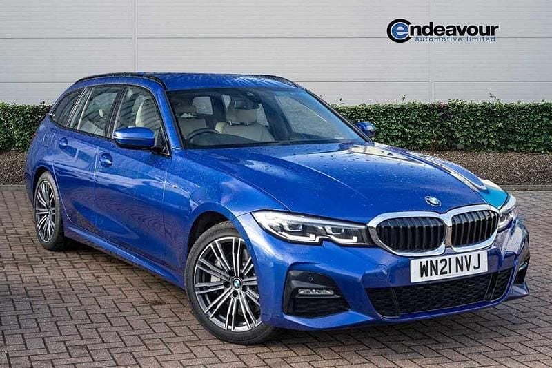 Used BMW 330e M Sport 2021 Blue Estate