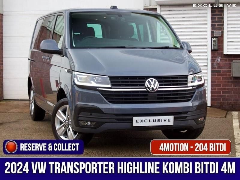 Grey Used 2024 VW T6.1 Highline Van | £47,950 - Image 1/4