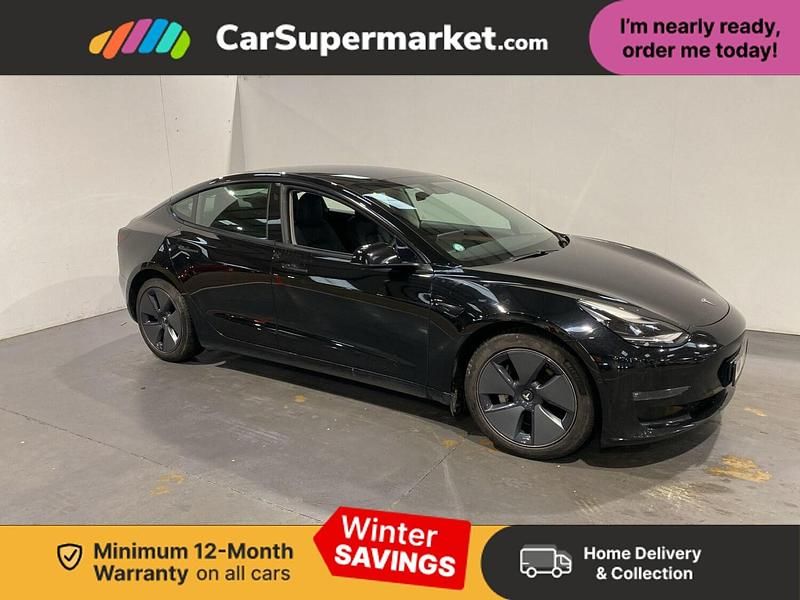 Black Used 2021 Tesla Model 3 Long Range AWD Sedan | £17,997 (Fair price) - Image 1/4