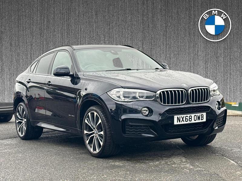 Black Used 2018 BMW X6 M Sport SUV | £25,699 (Fair price) - Image 1/4