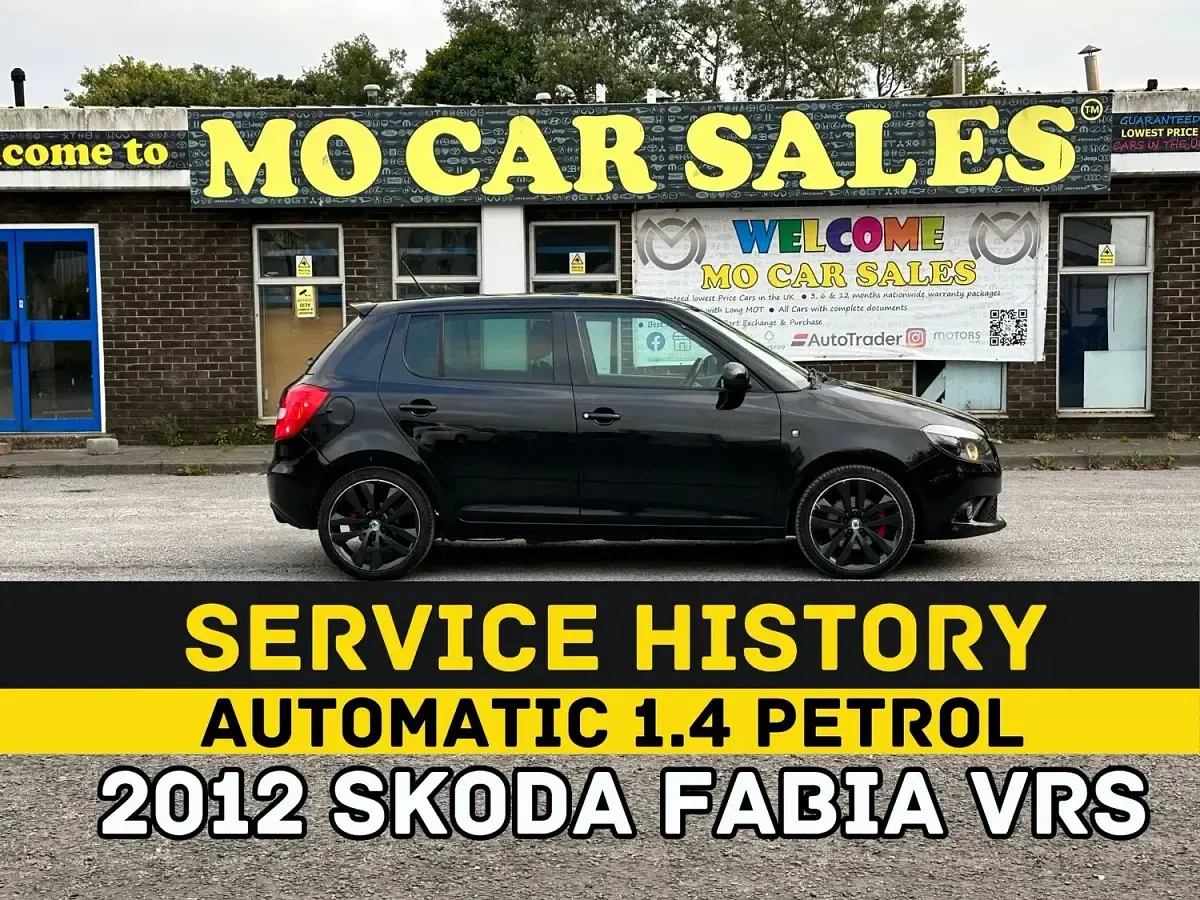 Used Skoda Fabia vRS 2012 Black Hatchback