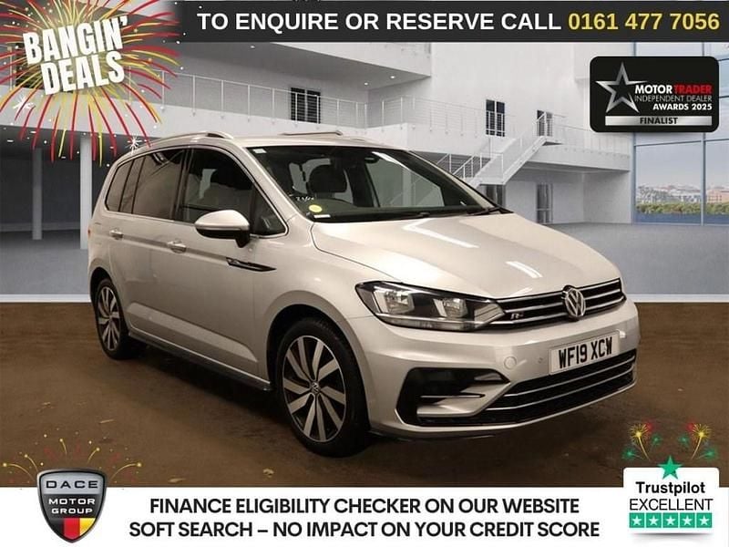 Silver Used 2019 VW Touran R-line MPV | £18,480 (Fair price) - Image 1/3