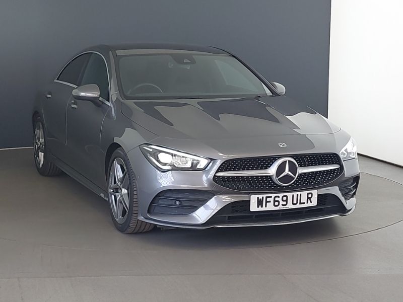 Grey Used 2019 Mercedes CLA180 AMG line Sedan | £21,998 (Fair price) - Image 1/4