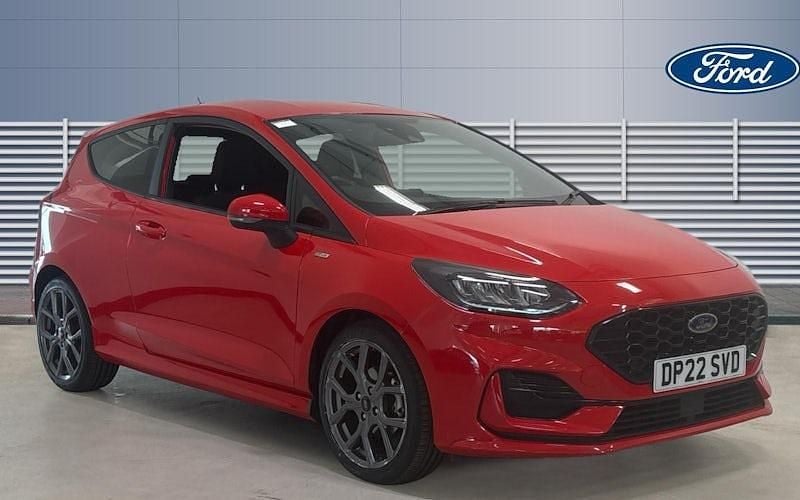 Red Used 2021 Ford Fiesta ST-Line Hatchback | £13,026 (Fair price) - Image 1/4