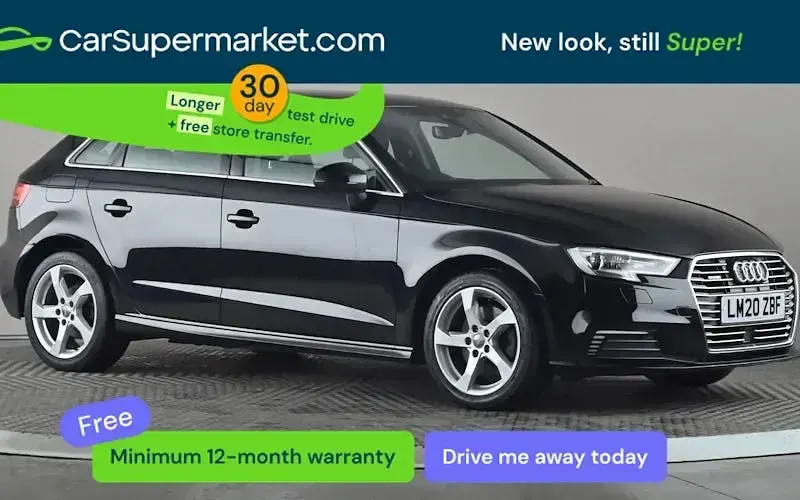 Begagnad Audi A3 e-tron Comfort 204 HK (150 kW) 2020 Svart Halvkombi