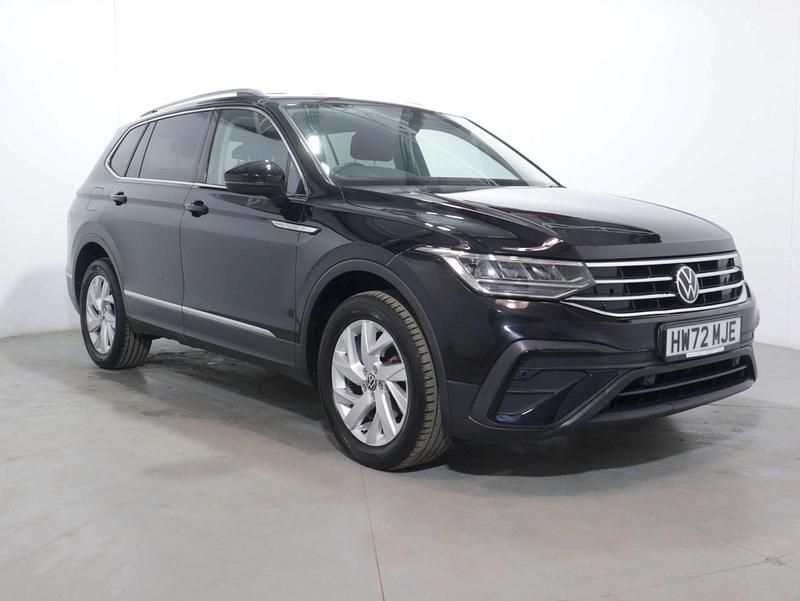 Black Used 2022 VW Tiguan Allspace Life SUV | £24,000 (Good price) - Image 1/1