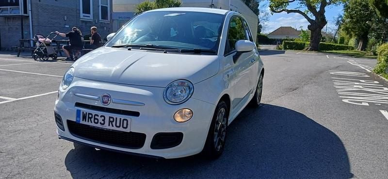 Used Fiat 500 S 69 HP (50 kW) 2013 White Hatchback