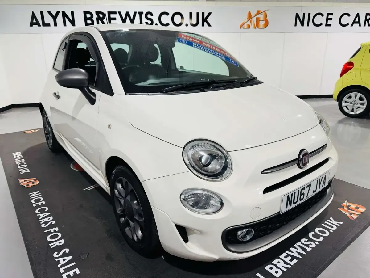 Used Fiat 500S S 69 HP (50 kW) 2017 White Hatchback