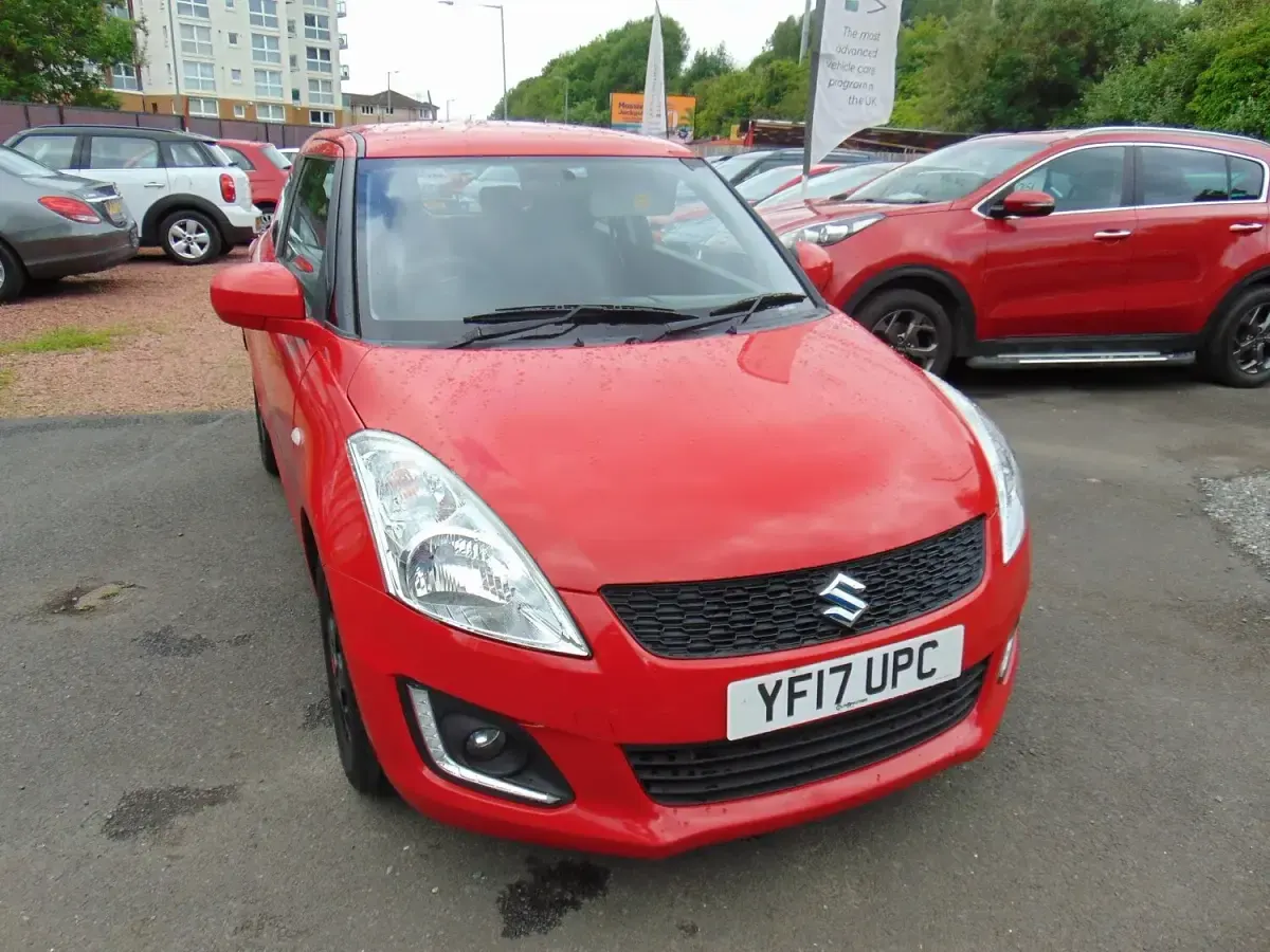 Used Suzuki Swift 2017 Red Hatchback