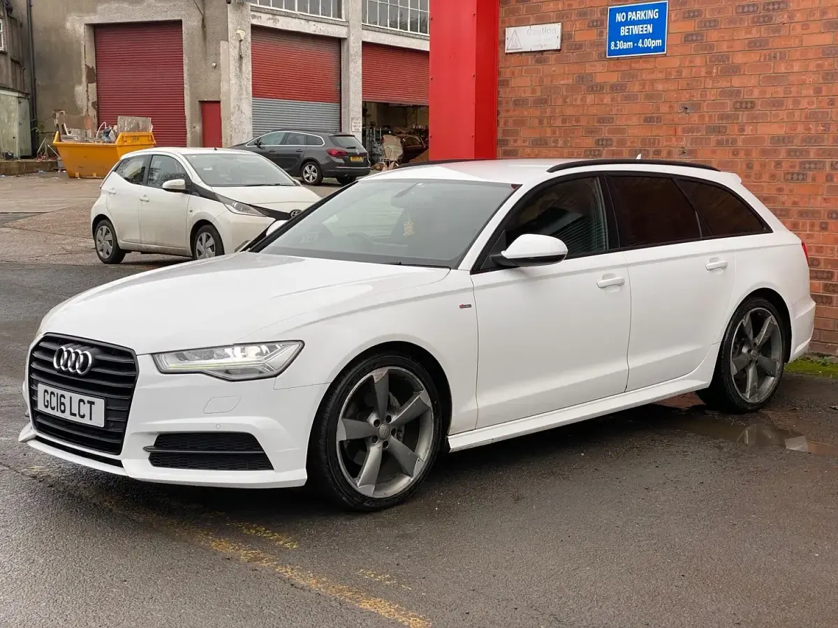 Used Audi A6 Black Edition 190 HP (139 kW) 2016 White Estate