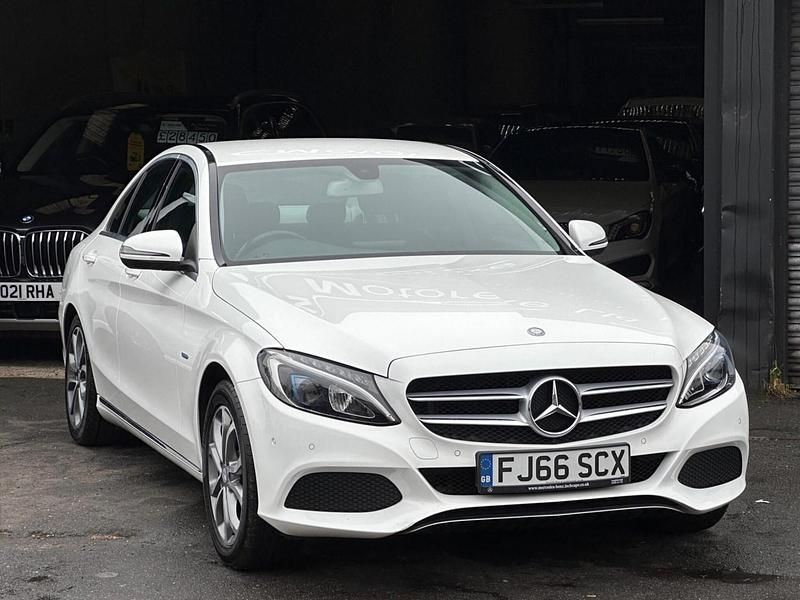 Used Mercedes C350e 2016 White Sedan