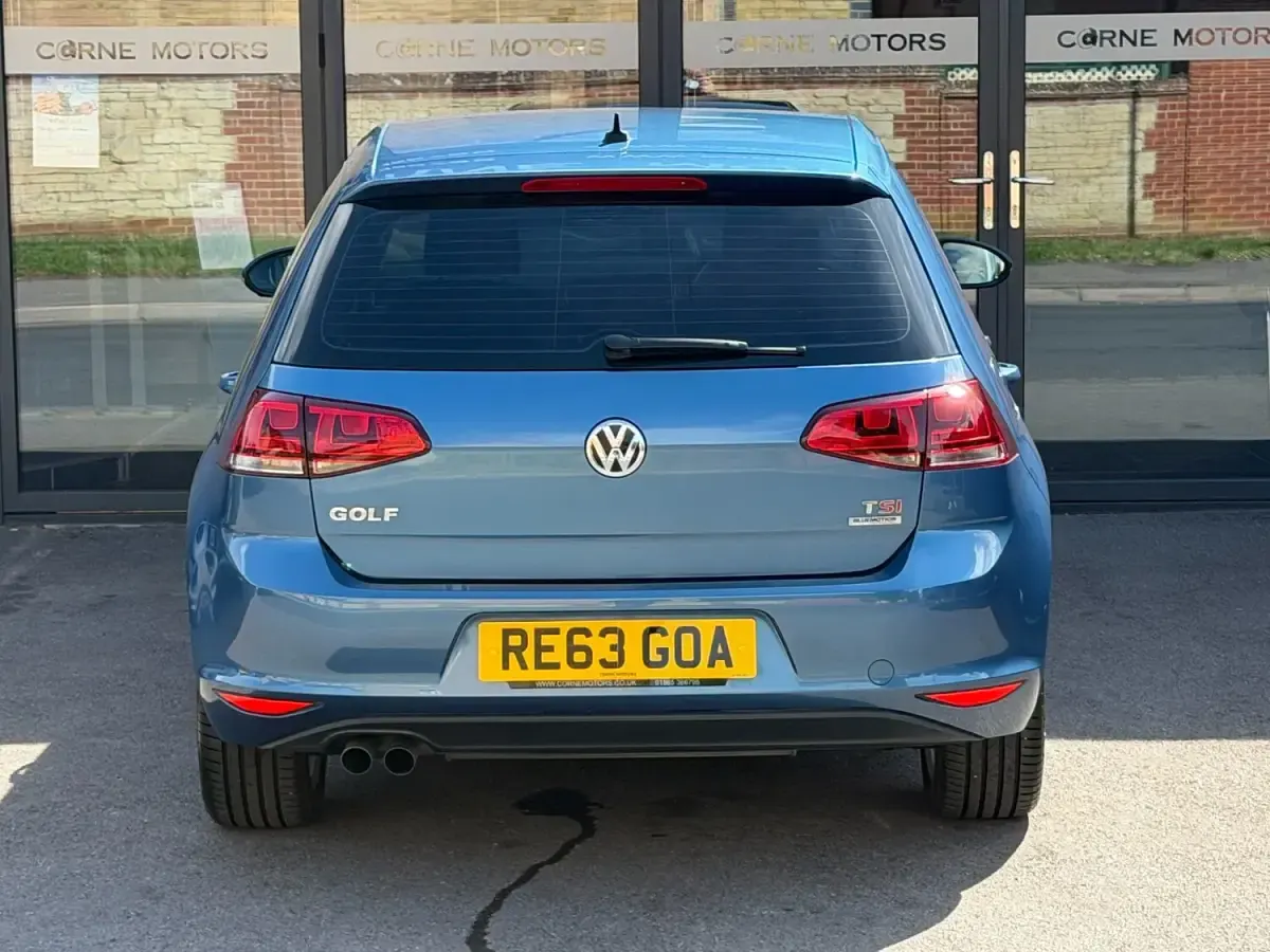 Used VW Golf VII GT 140 HP (102 kW) 2013 Blue Hatchback