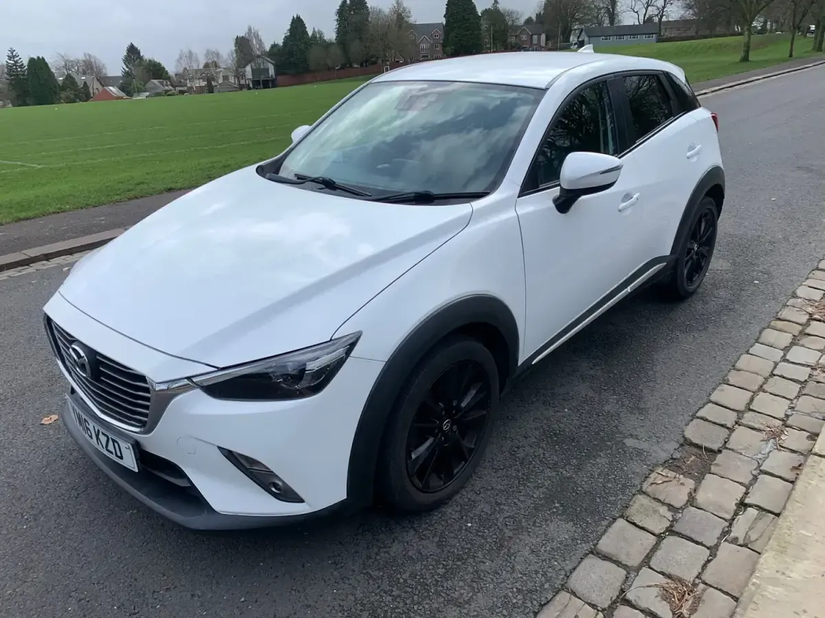 Gebraucht Mazda CX-3 Inclusive 105 PS (77 kW) 2016 Weiß SUV