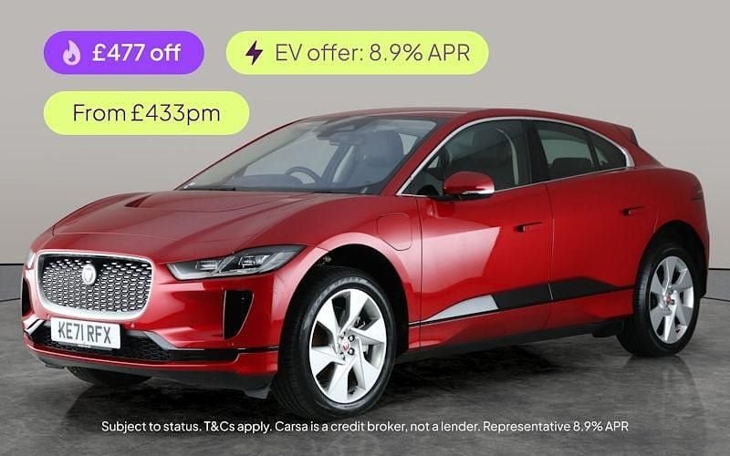 Red Used 2021 Jaguar I-Pace SE SUV | £20,371 (Good price) - Image 1/3