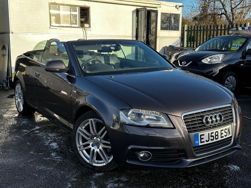 Grey Used 2008 Audi A3 Cabriolet S-Line Cabriolet | £3,495 (Fair price) - Image 1/4