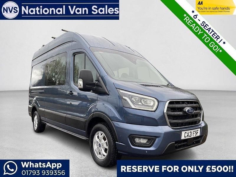 Used Ford Transit Limited 185 HP (136 kW) 2021 Blue Van