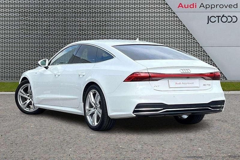 Used Audi A7 S-Line 245 HP (180 kW) 2021 White Sedan